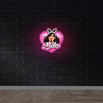 MILA - Premium Neon Artwork