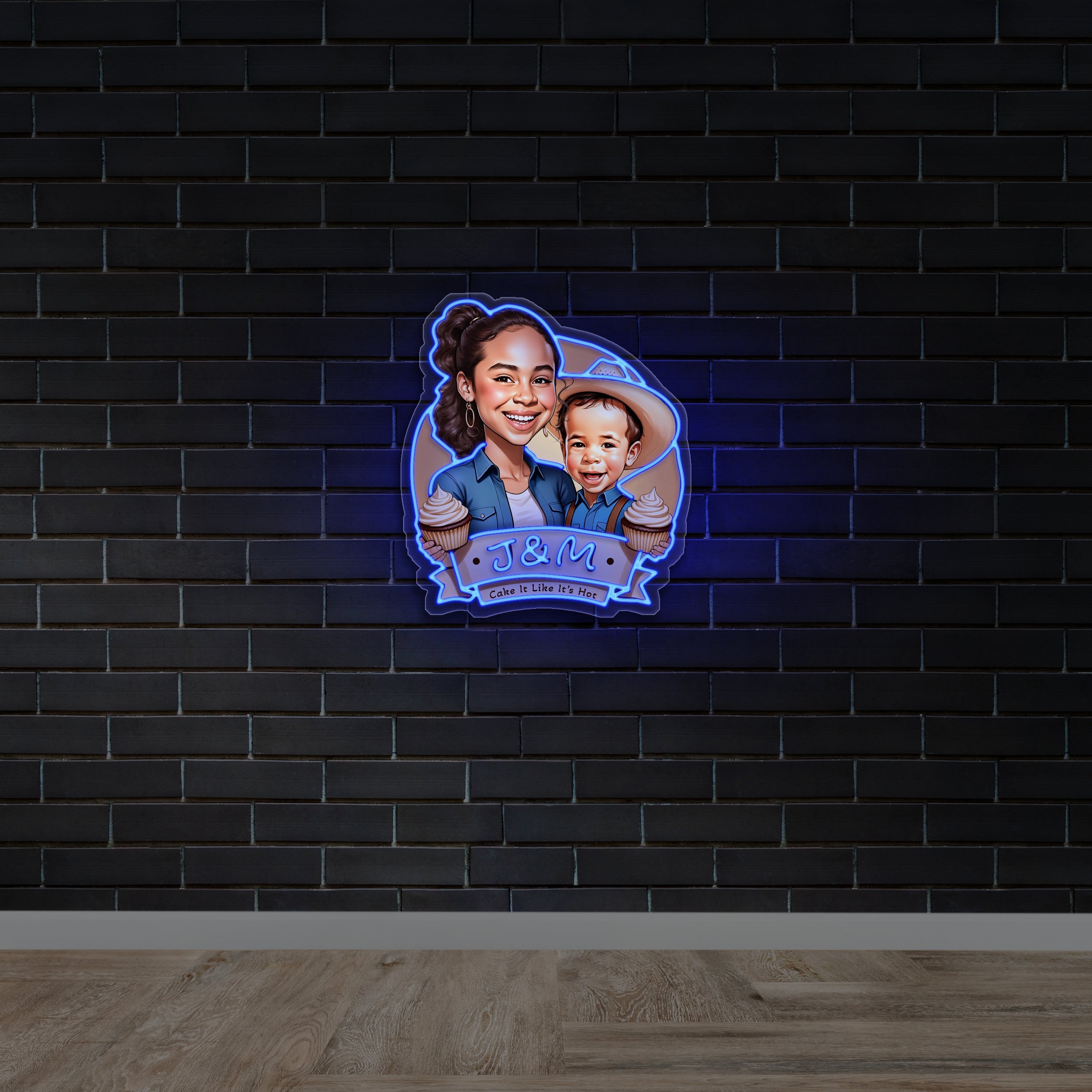 J & M - Premium Neon Artwork