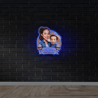 J & M - Premium Neon Artwork
