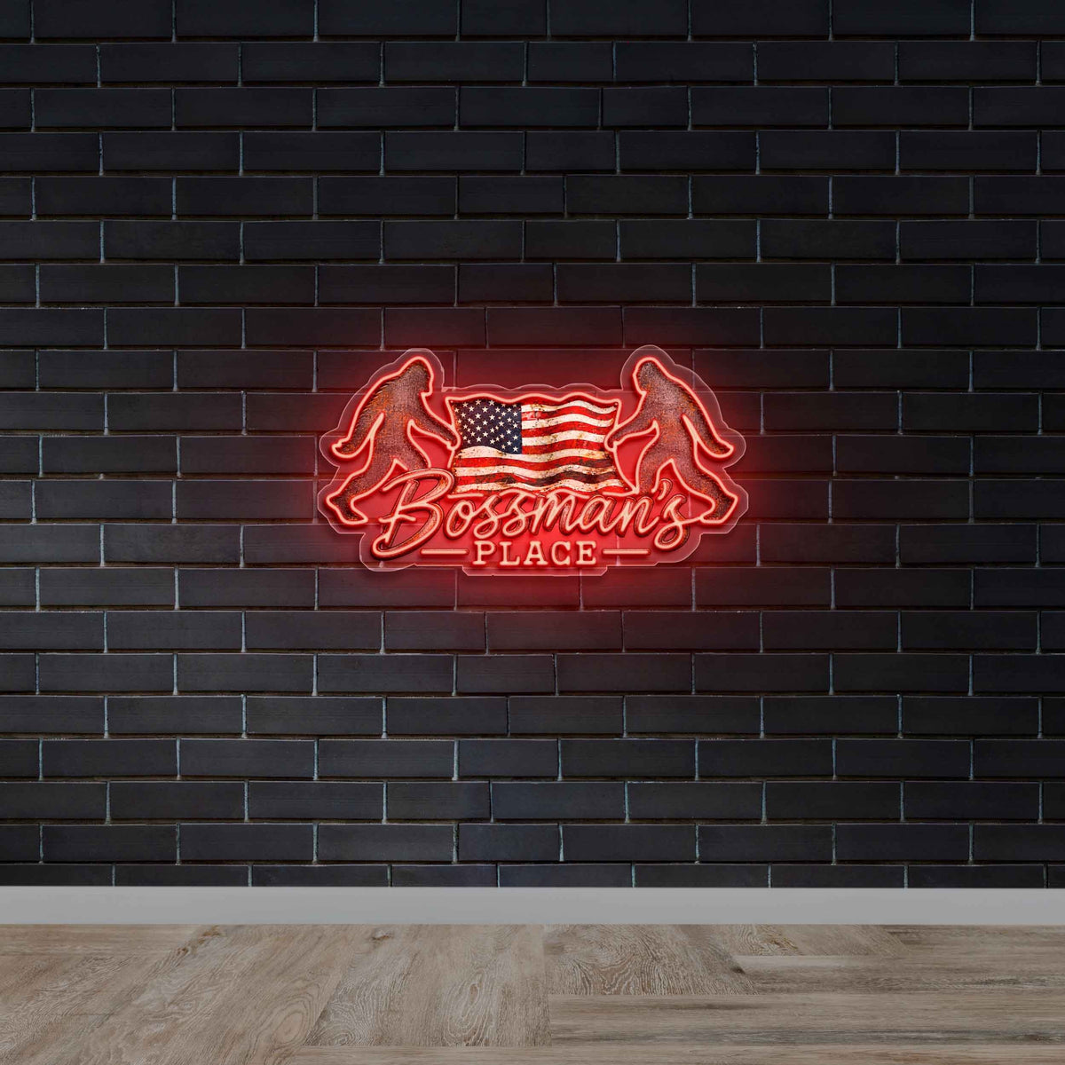 Bossman's Place - Premium Neon Artwork