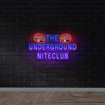 THE UNDERGROUND NITECLUB | 2nd Version - Premium Neon Artwork