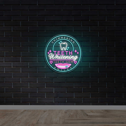 Teeth Whitening - Premium Neon Artwork