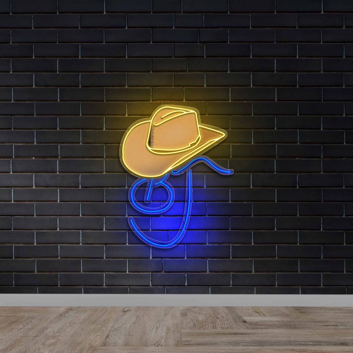 Cowboy Hat - Premium Neon Artwork