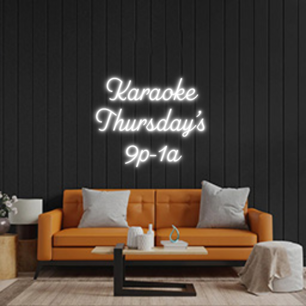 Custom Neon: Karaoke 
Thu...
