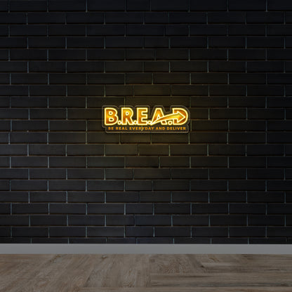B.R.E.A.D - Premium Neon Artwork