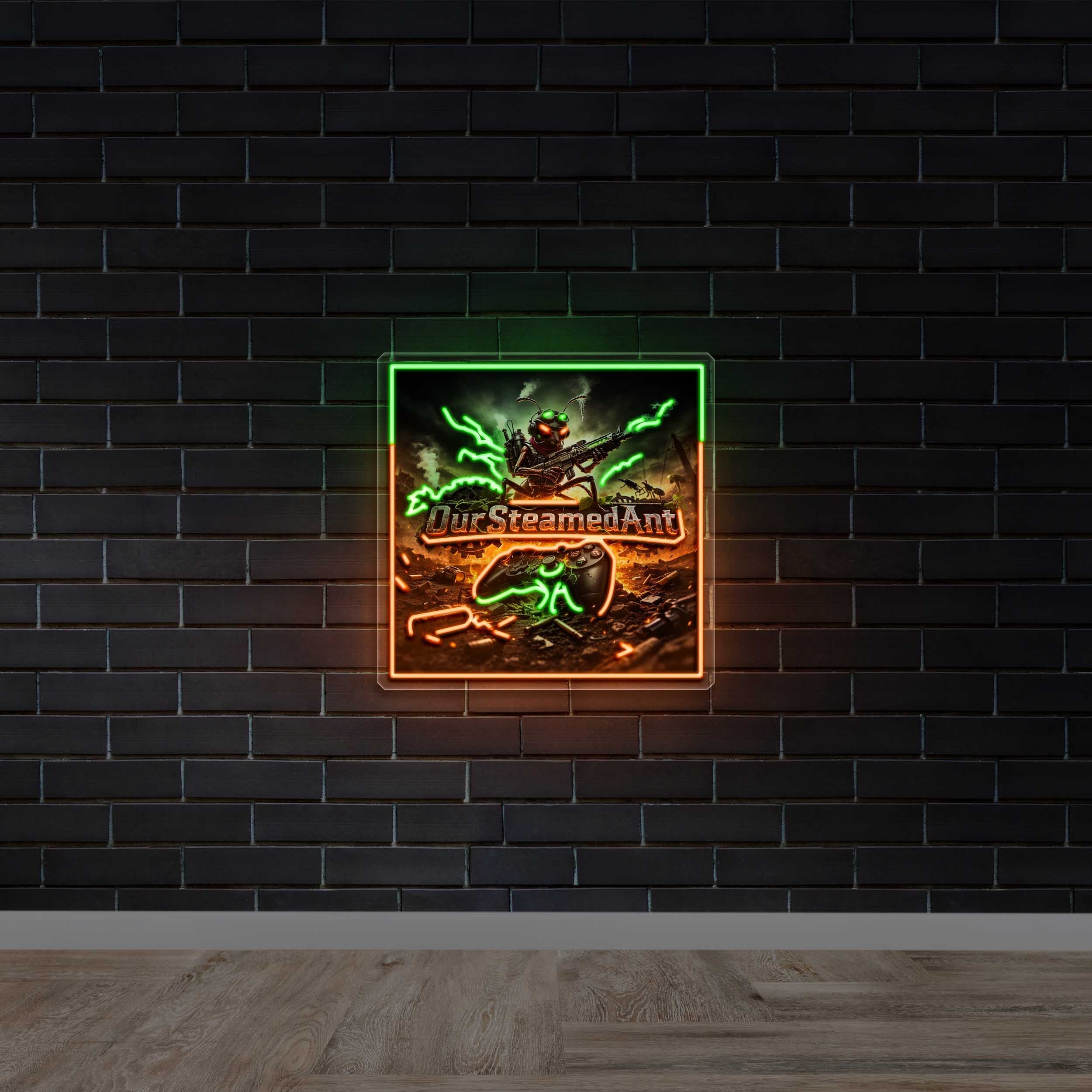 Our Steamed Ant - Premium Neon Artwork