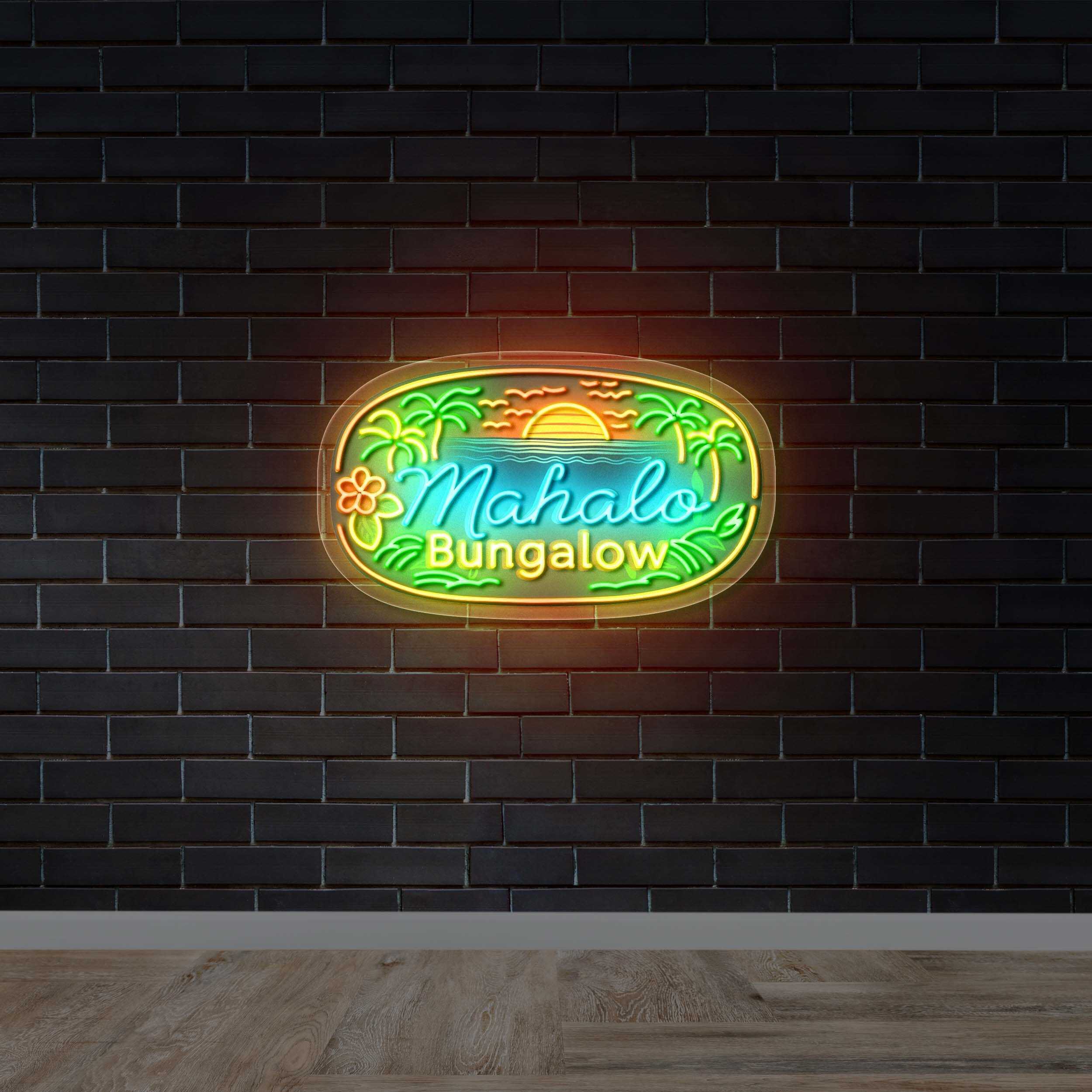 MAHALO BUNGALOW - Premium Neon Artwork