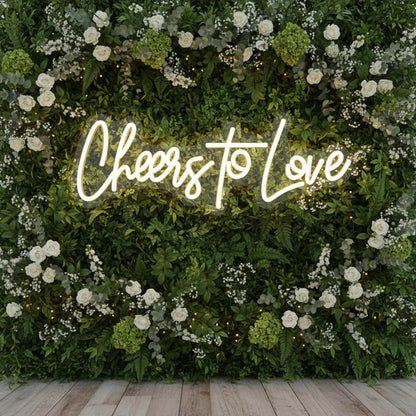 Cheers to Love Wedding LED Neon Sign