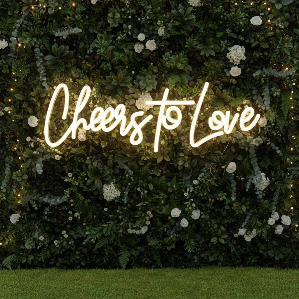 Cheers to Love Wedding LED Neon Sign