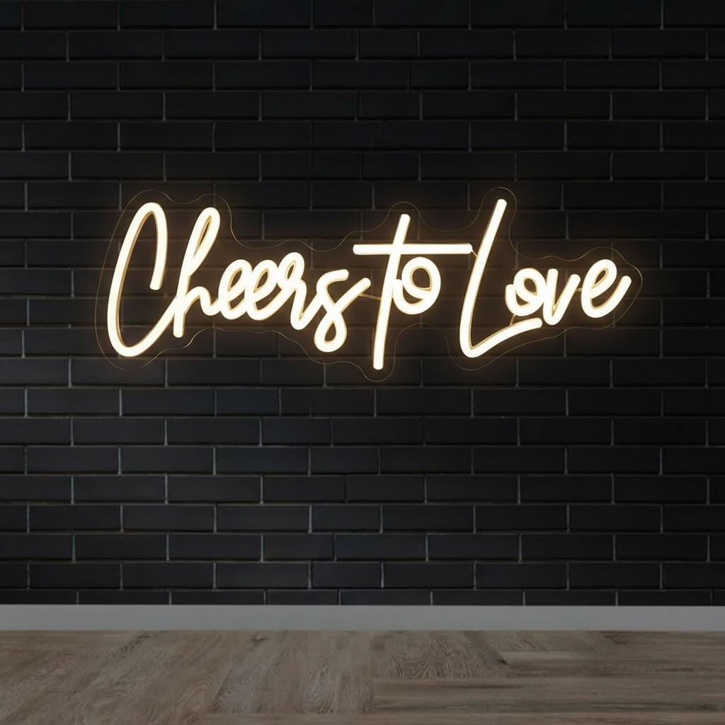 Cheers to Love Wedding LED Neon Sign