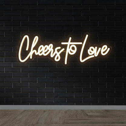 Cheers to Love Wedding LED Neon Sign