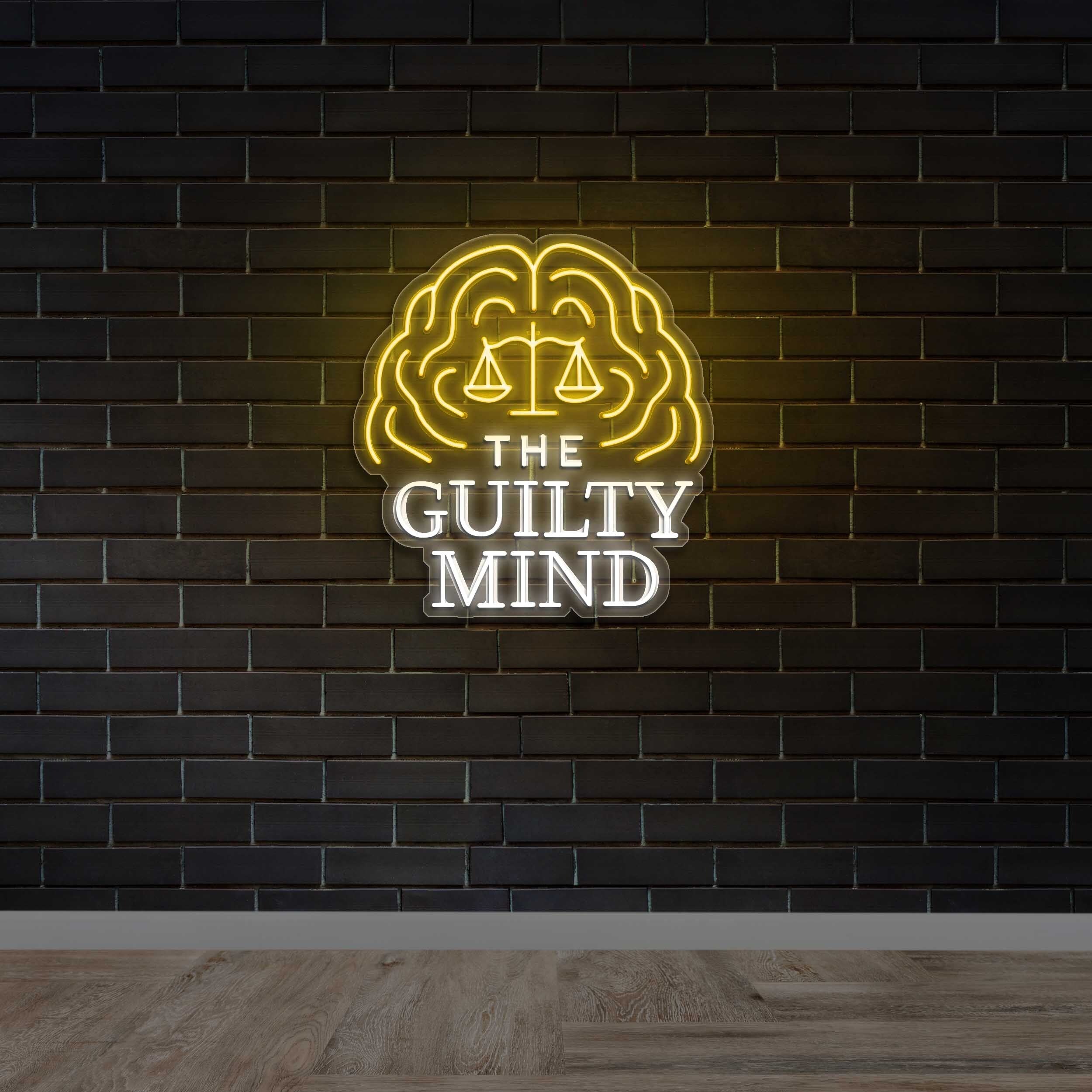 THE GUILTY MIND - Premium Neon Artwork