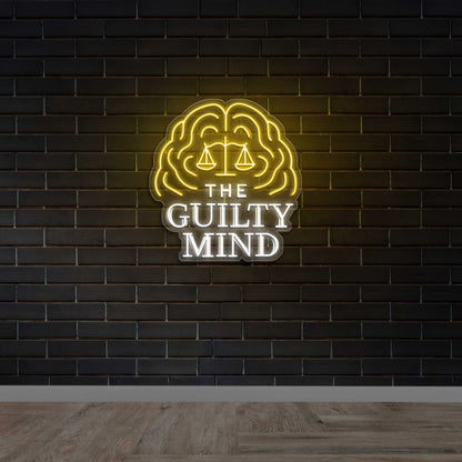 THE GUILTY MIND - Premium Neon Artwork