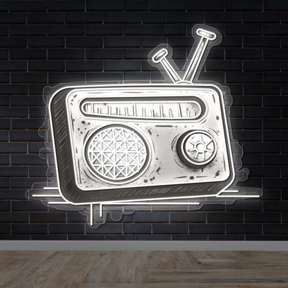 Radio - Premium Neon Artwork