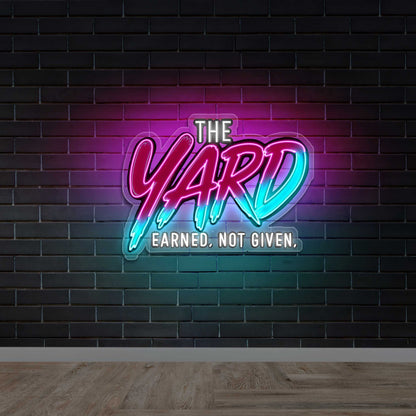 THE YARD - Premium Neon Artwork