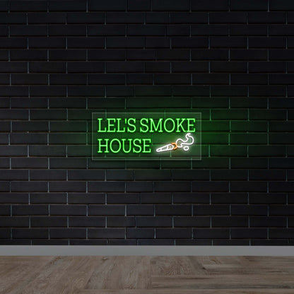Lel's Smoke House - Premium Neon Artwork