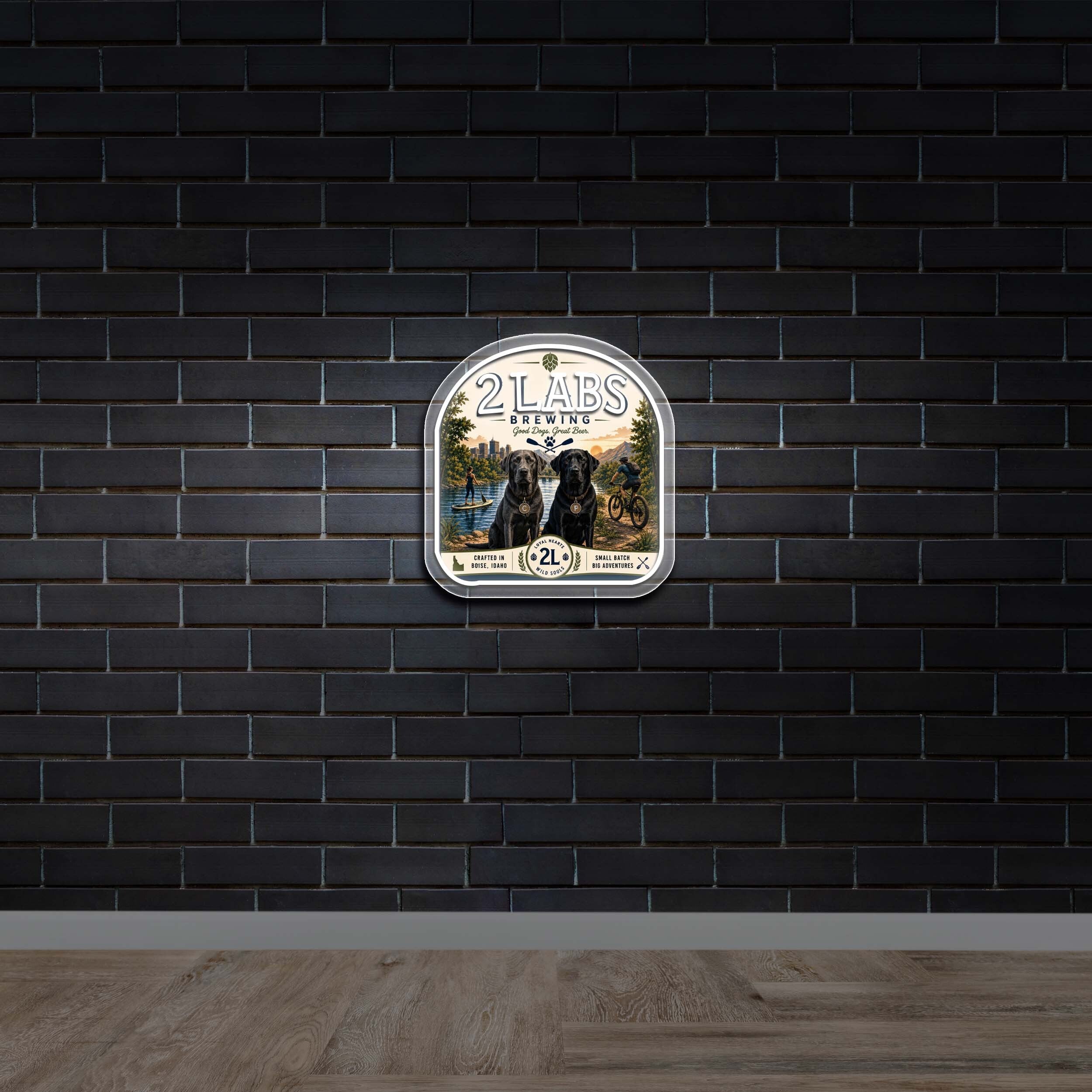 2 LABS BREWING - Premium Neon Artwork
