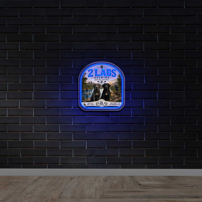 2 LABS BREWING - Premium Neon Artwork