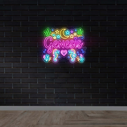 Genesis - Premium Neon Artwork