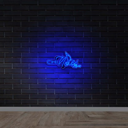 CHI Notes Music - Premium Neon Artwork