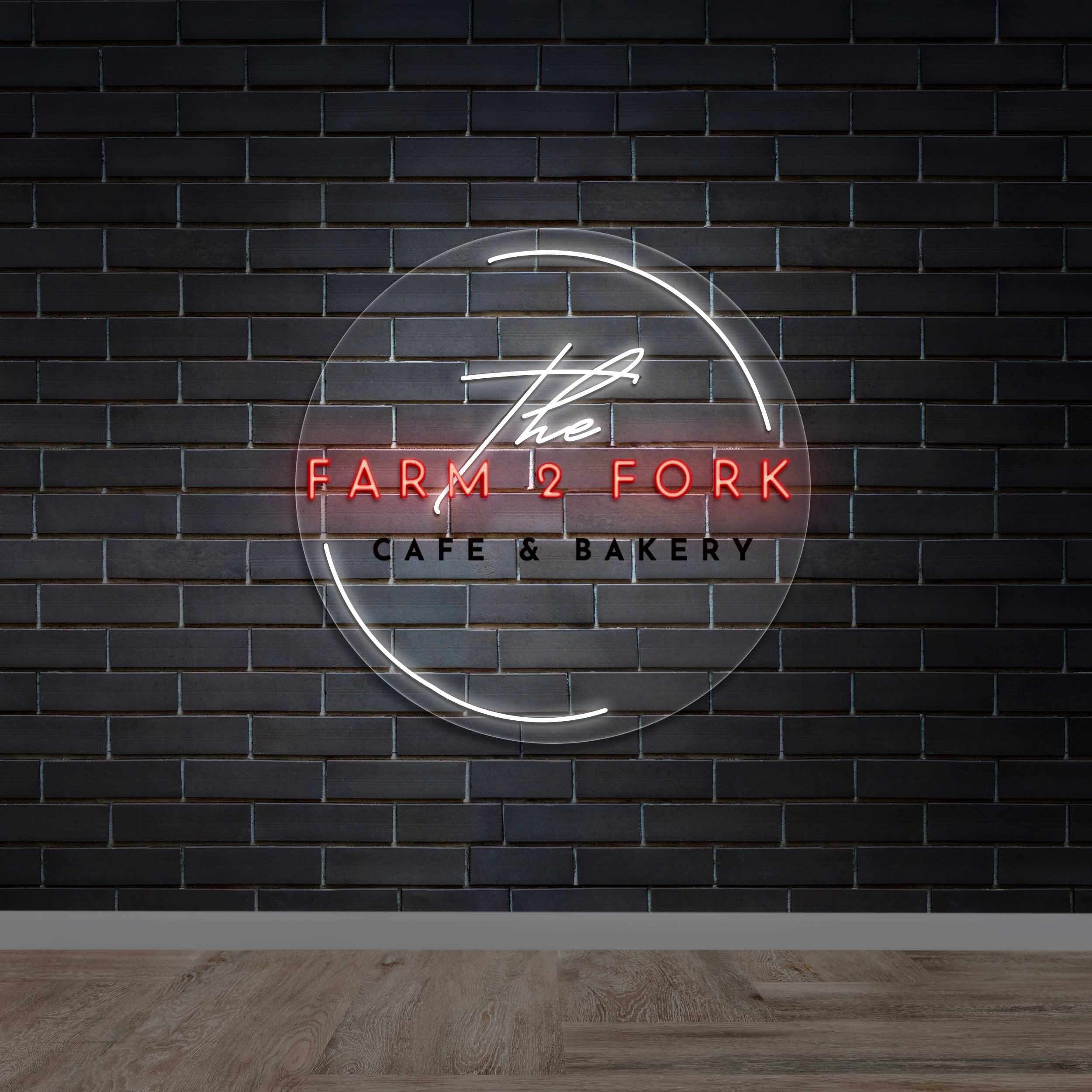 THE FARM 2 FORK - Premium Neon Artwork