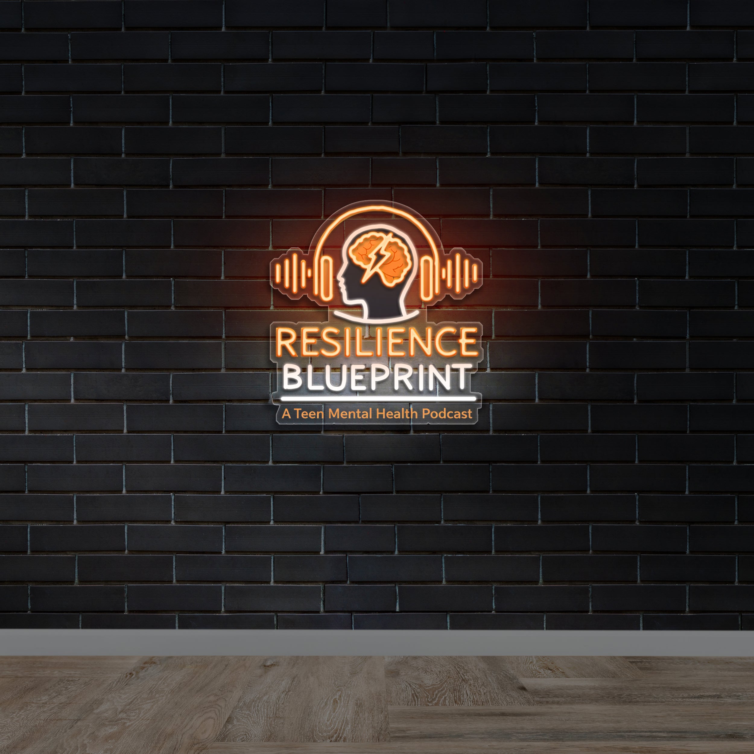 RESILIENCE BLUEPRINT - Premium Neon Artwork