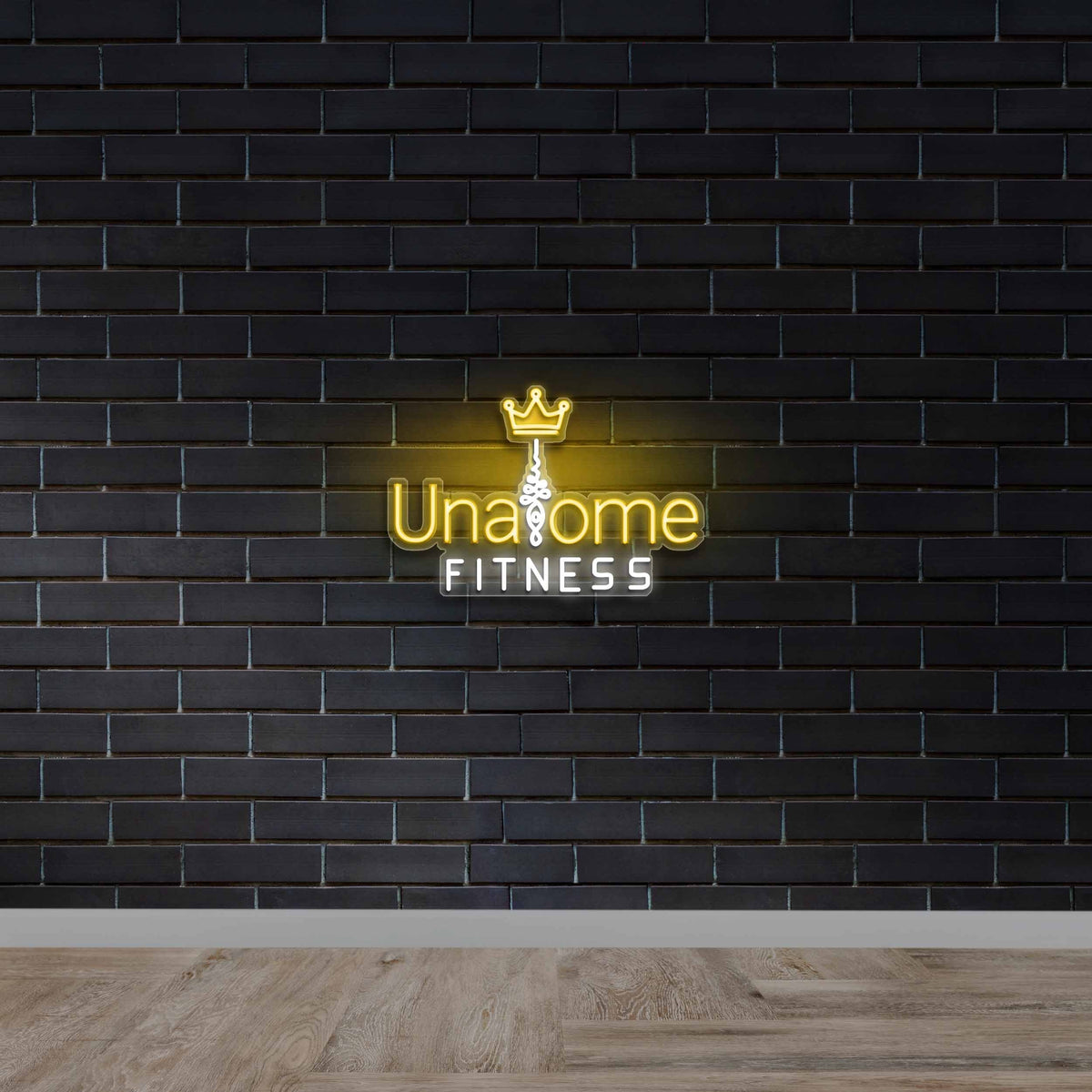 Unaome Fitness - Premium Neon Artwork