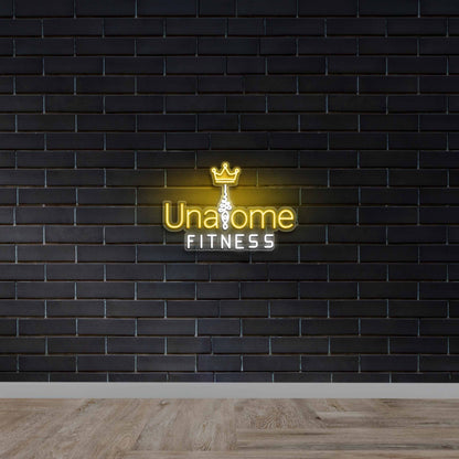 Unaome Fitness - Premium Neon Artwork