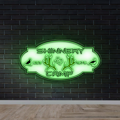 Shinnery Camp - Premium Neon Artwork