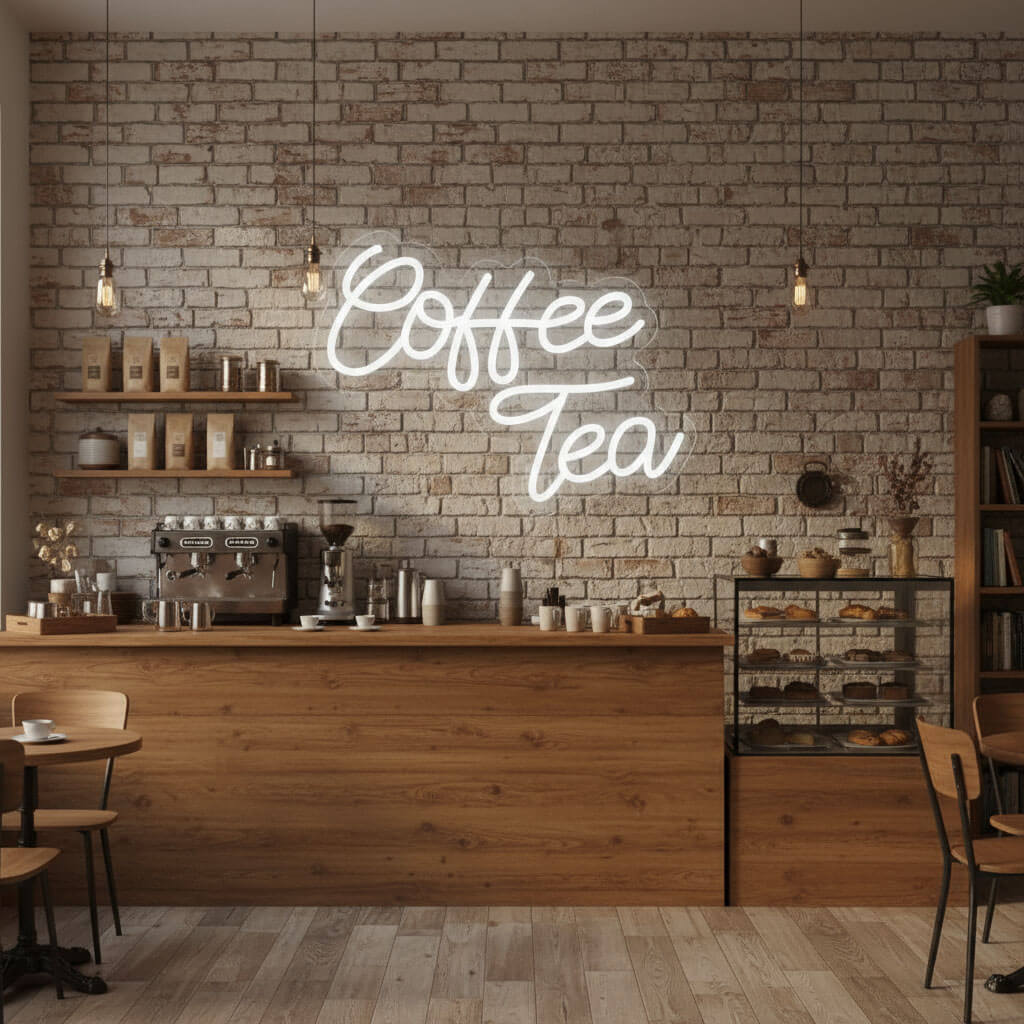 Coffee Tea LED Neon Sign