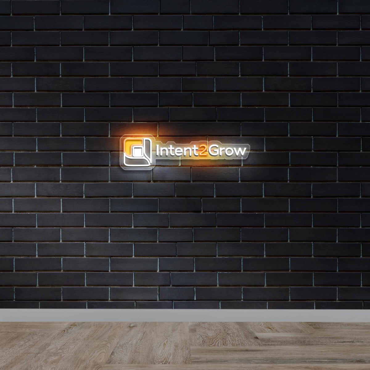 Intent2Grow - Premium Neon Artwork
