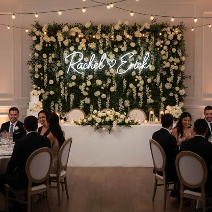 Custom Couple Name Wedding Neon Sign