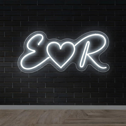Custom Initials Wedding Neon Sign