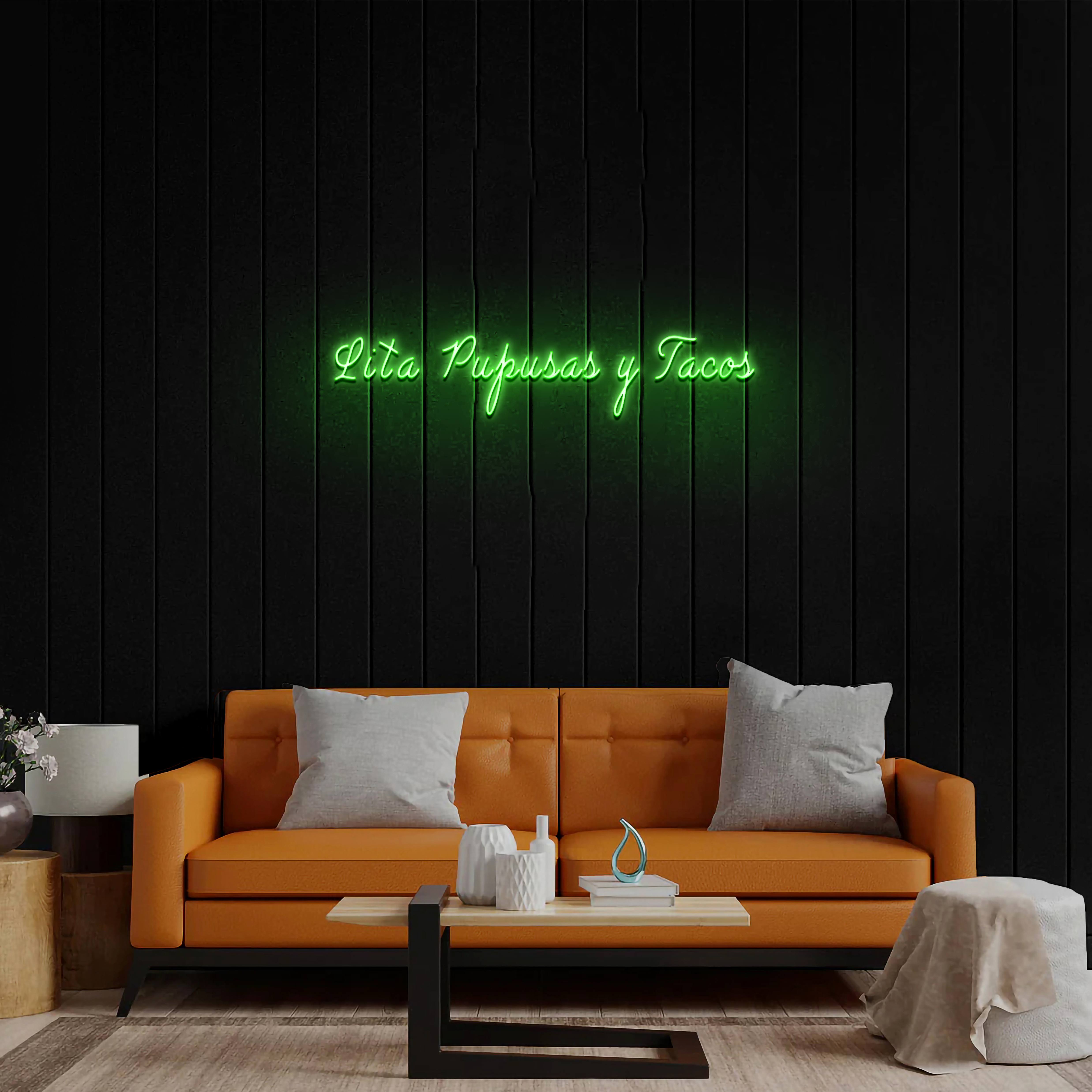 Lita Pupusas y Tacos - Premium Neon Artwork