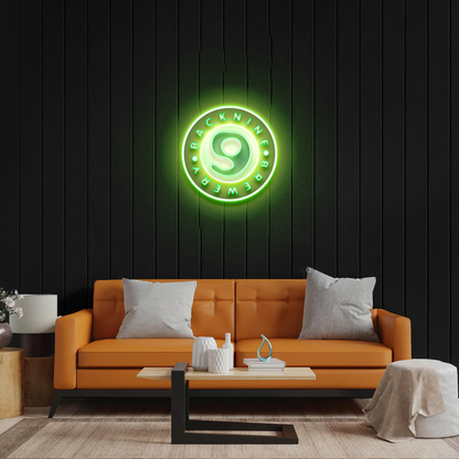 Backnine Brewery - Premium Neon Artwork
