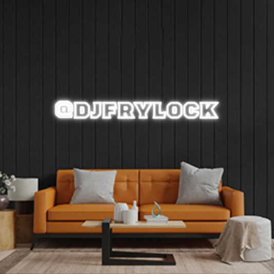 Custom Neon: @djfrylock