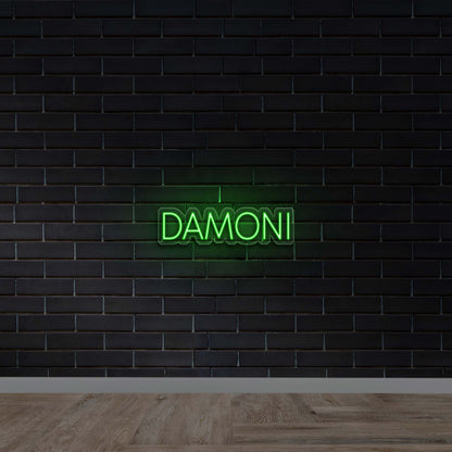 DAMONI - Premium Neon Artwork