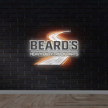BEARD'S HEAVY DUTY TRUCK PARTS - Premium Neon Artwork