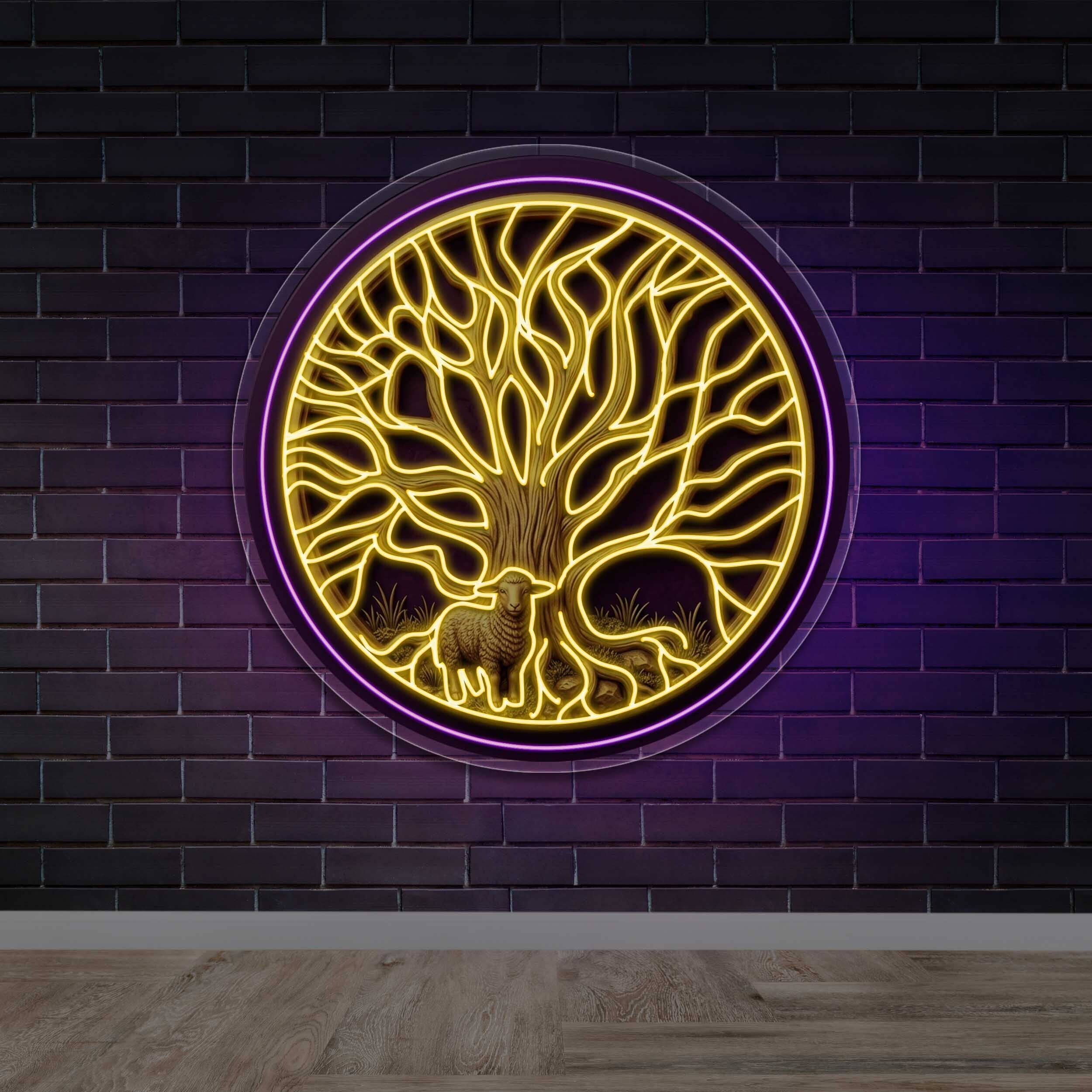 Tree of Life | Backlit and Front-lit - Premium Neon Artwork