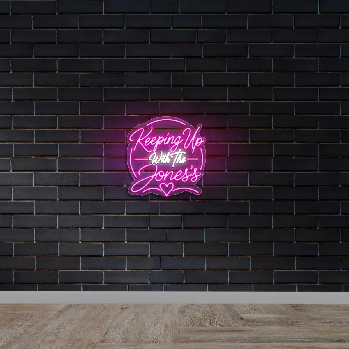 Keeping Up with the Jones's - Premium Neon Artwork
