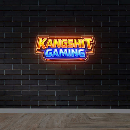 KANGSHIT GAMING - Premium Neon Artwork