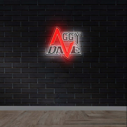 Aggy Dave - Premium Neon Artwork