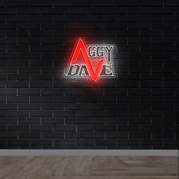 Aggy Dave - Premium Neon Artwork