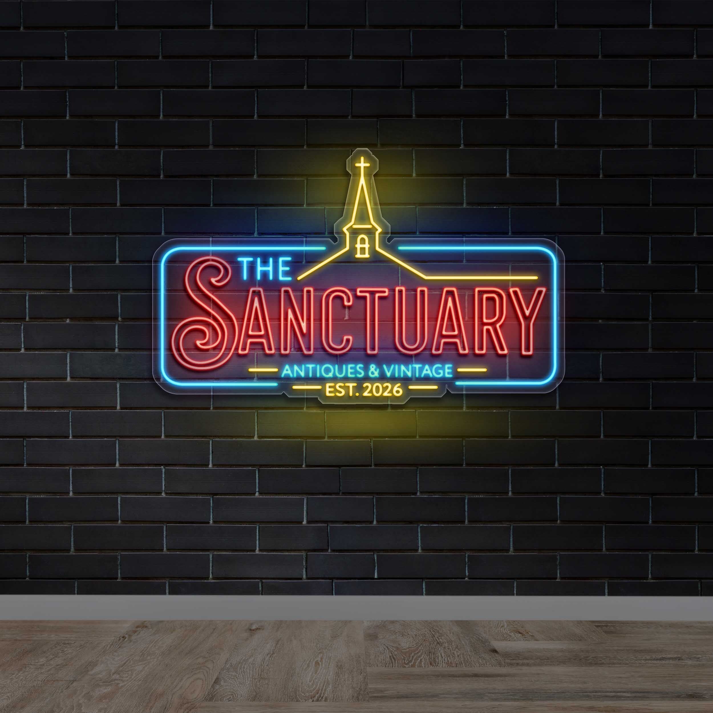 The Sanctuary - Premium Neon Artwork