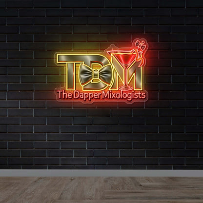 The Dapper Mixologists - Premium Neon Artwork