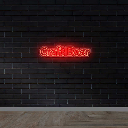 Craft Beer - Premium Neon Artwork