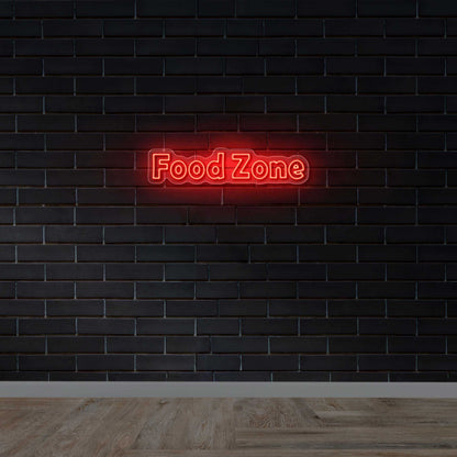 Food Zone - Premium Neon Artwork