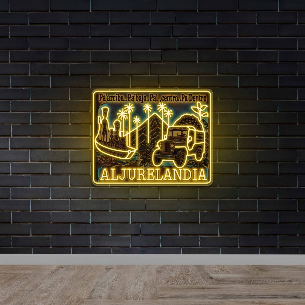 Aljurelandia - Premium Neon Artwork