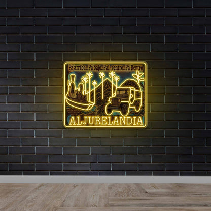 Aljurelandia - Premium Neon Artwork