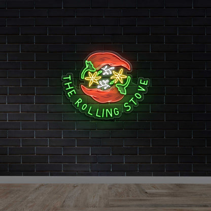 The Rolling Stove - Premium Neon Artwork